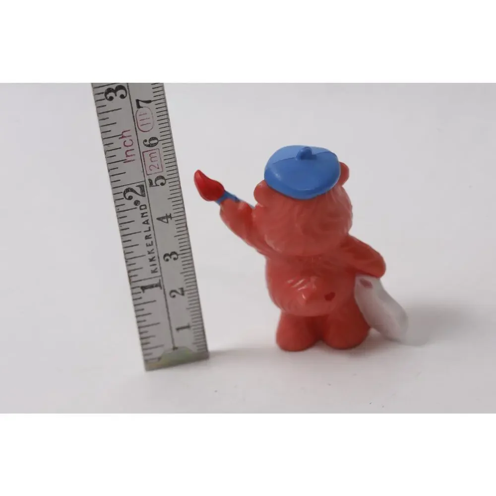 1984 Care Bears Cheer Bear Artist Vintage Toy Figurine ~ 260817-WH 1014